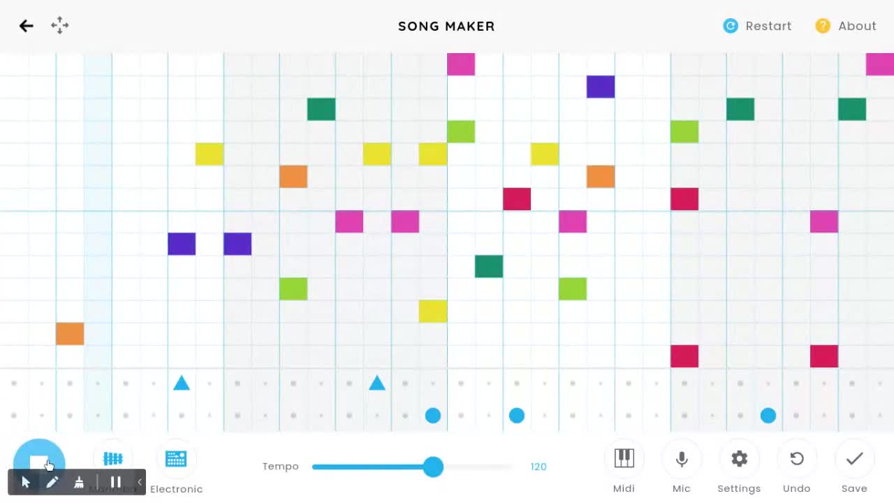 Chrome Music Lab - Song Maker