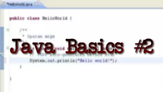 Java for Beginners #2 - First Project