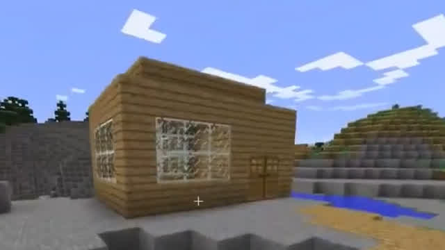 How to "paint" a house in minecraft How to "paint" a house in minecraft