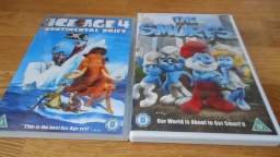 Ice Age 4 Continental Drift And The Smurfs (UK) DVD Unboxing