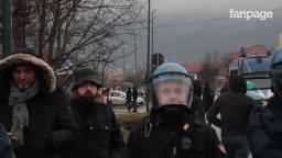 ValSusa, tensione tra NoTav e polizia cacciato presidio di Forza Nuova