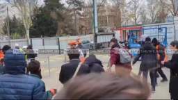 Migrants disrupt construction of Olympic arena in Paris