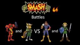 Super Smash Bros 64 Battles #91: Samus and Fox vs Captain Falcon and Link