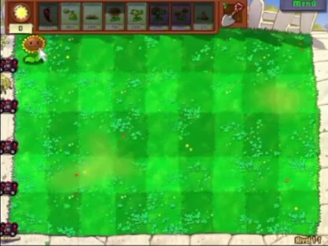 Plantas contra zombies - nivel 1-1 av 2