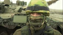Mobilized work out combat skills in Luhansk