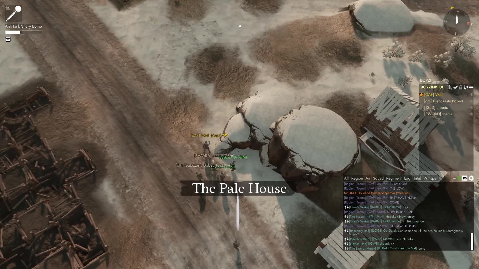 What a sticky rush in Foxhole looks like What a sticky rush in Foxhole looks like
