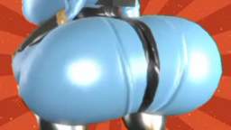 HOT Fempyro BBW Latexsuit Huge Ass Sexy Twerking TF2