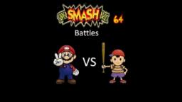 Super Smash Bros 64 Battles #57: Mario vs Ness