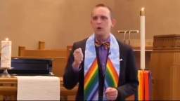 Pastor of a church in one of the European countries:  God is gay, God is lesbian, God is non-binary