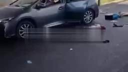 Hard footage from the battlefield in Israel: the shooting of civilians in their cars