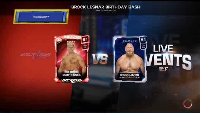 wwe 2k23 my faction Live Events BROCK LESNAR Birthday Bash