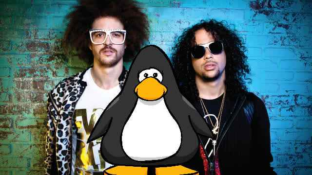 how to party rock shuffle in club penguin