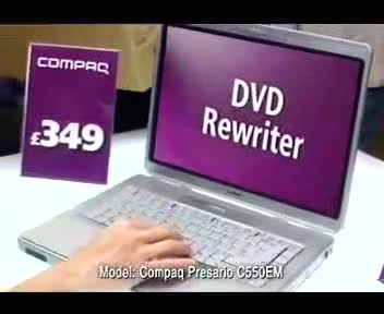 Intel Celeron M - PC World: Compaq (UK) (2007)