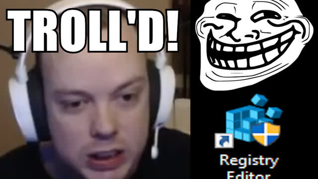 SYRSA Deletes part of his windows registry and then rages.