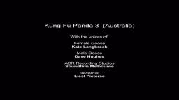Closing to Kung Fu Panda 3 2016 DVD (Australia)