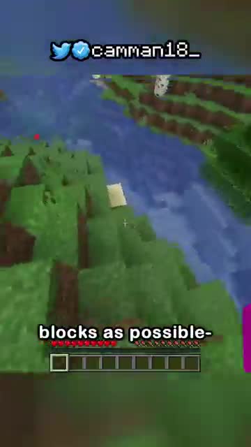 Minecraft But I Cant Touch A Random Block...