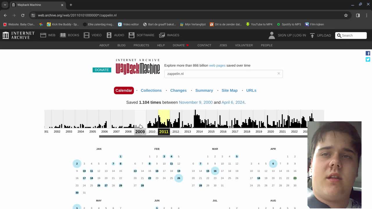 Waybackmachine met Ise van Wessel mijn vriendin (9-4-2024)