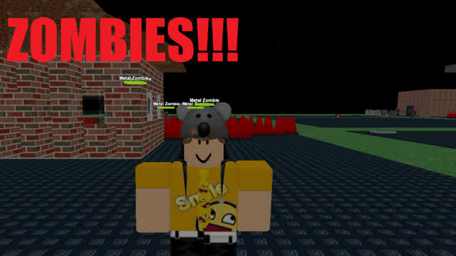 Im trying to build to survive zombies! Roblox