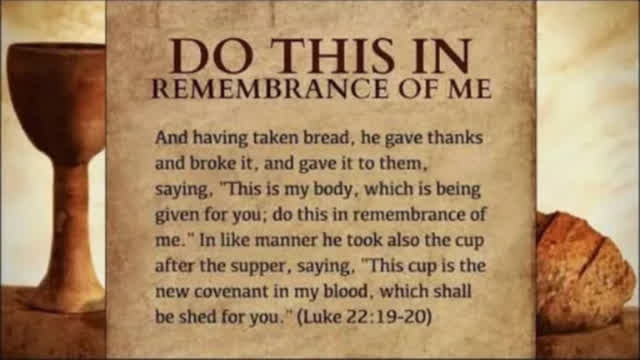 Jesus Passover/The Last Supper (Luke and John). (SCRIPTURE)