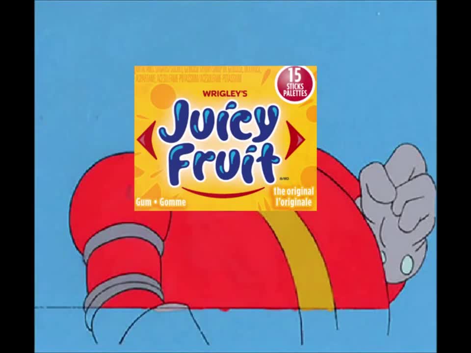 THIS VIDEO CONTAINS JUICY FRUIT AD THIS VIDEO CONTAINS JUICY FRUIT AD