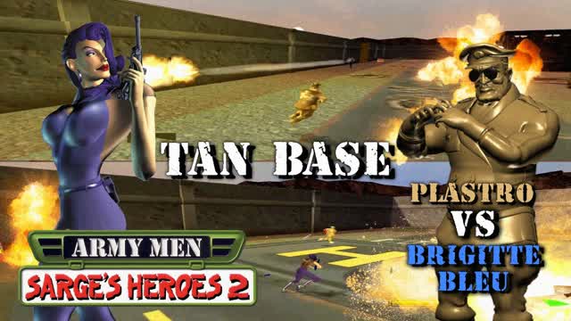 Army Men: Sarge's Heroes 2 - Multiplayer Gameplay - Tan Base (PS2)