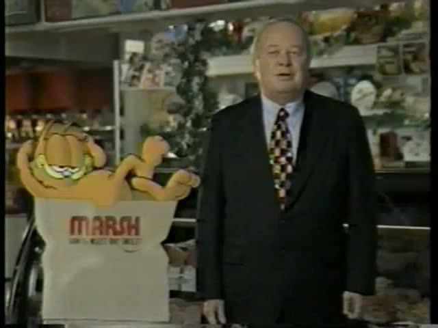 Marsh Supermarket Commercial Featuring Garfield (1996)