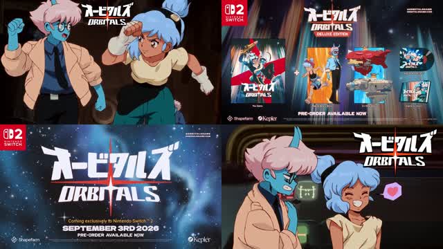 The Orbitals (NIntendo Switch 2) Full Opening Animation Story Mode Trailer