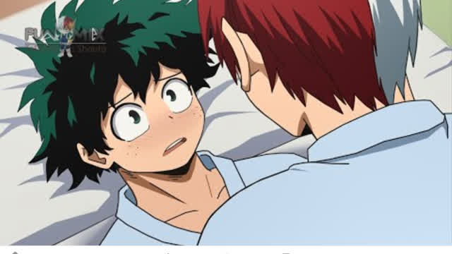 Todoroki Shoto x Midoriya Izuku Kiss - Hospital Scene | My Hero Academia