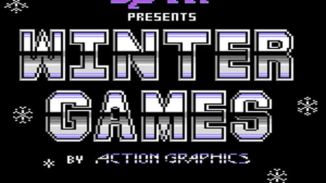 C64 Winter Games - Bobsled