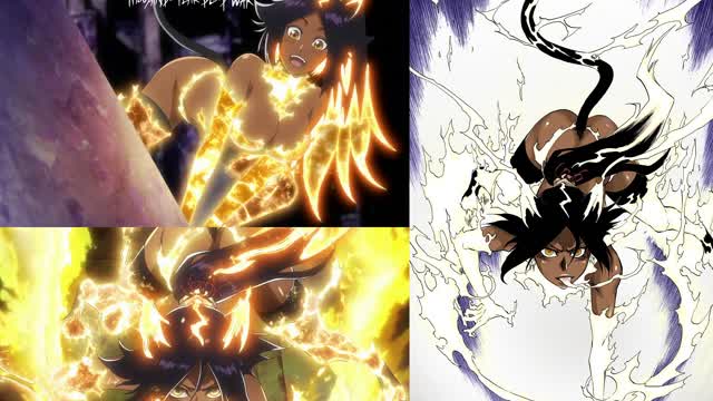 Bleach: Thousand-Year Blood War Awsome Moments - Yoruichi 😼 unlocks/Unleashes her "God of Thunder⚡