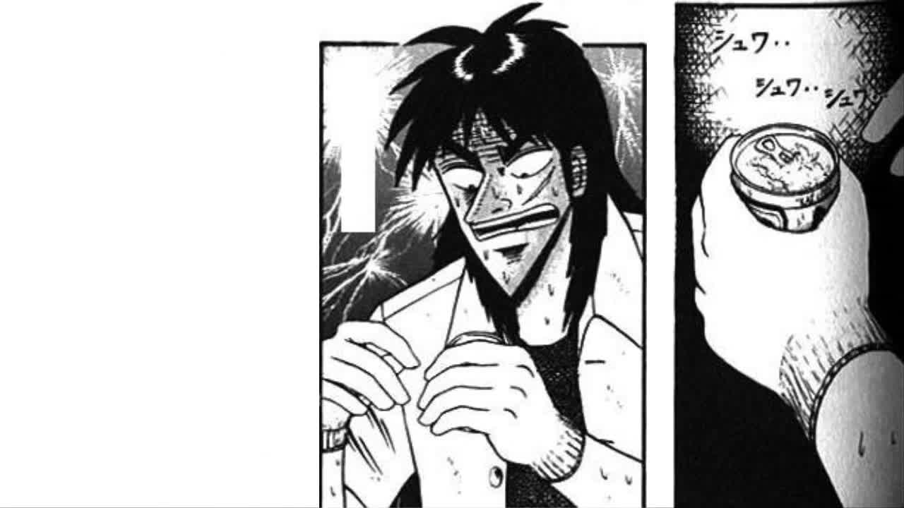 Kaiji Beer Scene | Tobaku Hakairoku Kaiji - Vomic