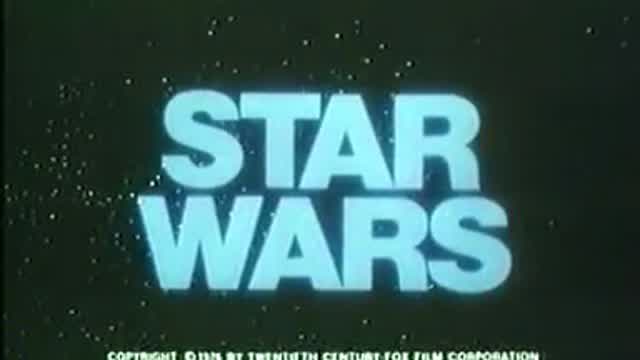 Star Wars 1977 Trailer