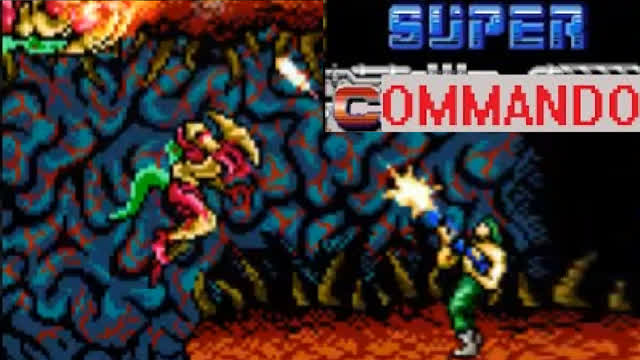 Super Cyborg Last Stage Default Weapon Only No Charge Shot Lives Code Used(Contra Styled Game)