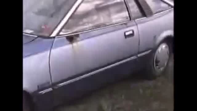 Davidsfarm 1995 - #141 Pony car jumps and mud