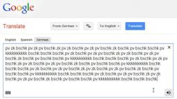 Google Translate Beatbox