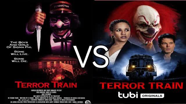 el susto de kenny escena de el tren del terror y remake