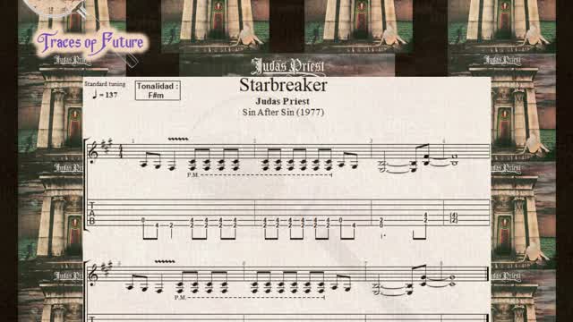 Starbreaker (Judas Priest) - Arquitectura de los riff's