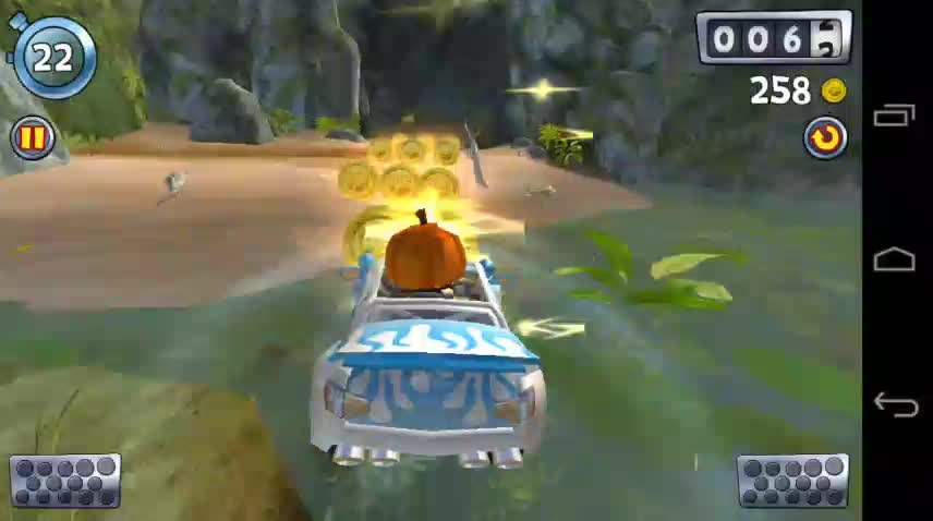 Carreras en Beach buggy Blist! Jugando bb blist