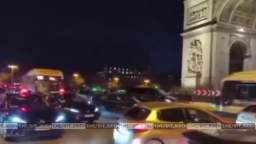 Taxi drivers have also joined farmers in Paris.