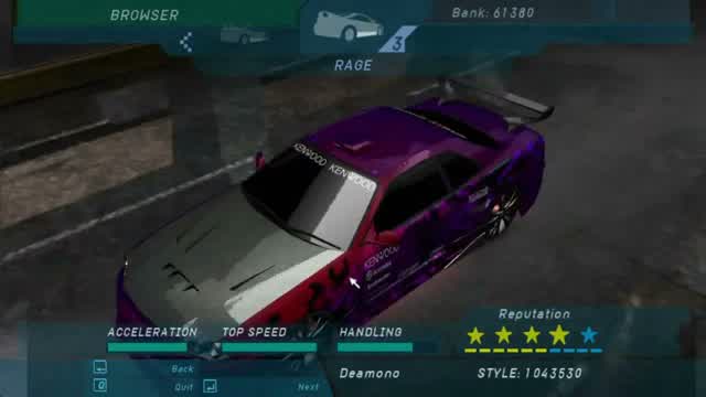 NFS Underground Ep.72 - THE SIDE SKIRTS CRITIC