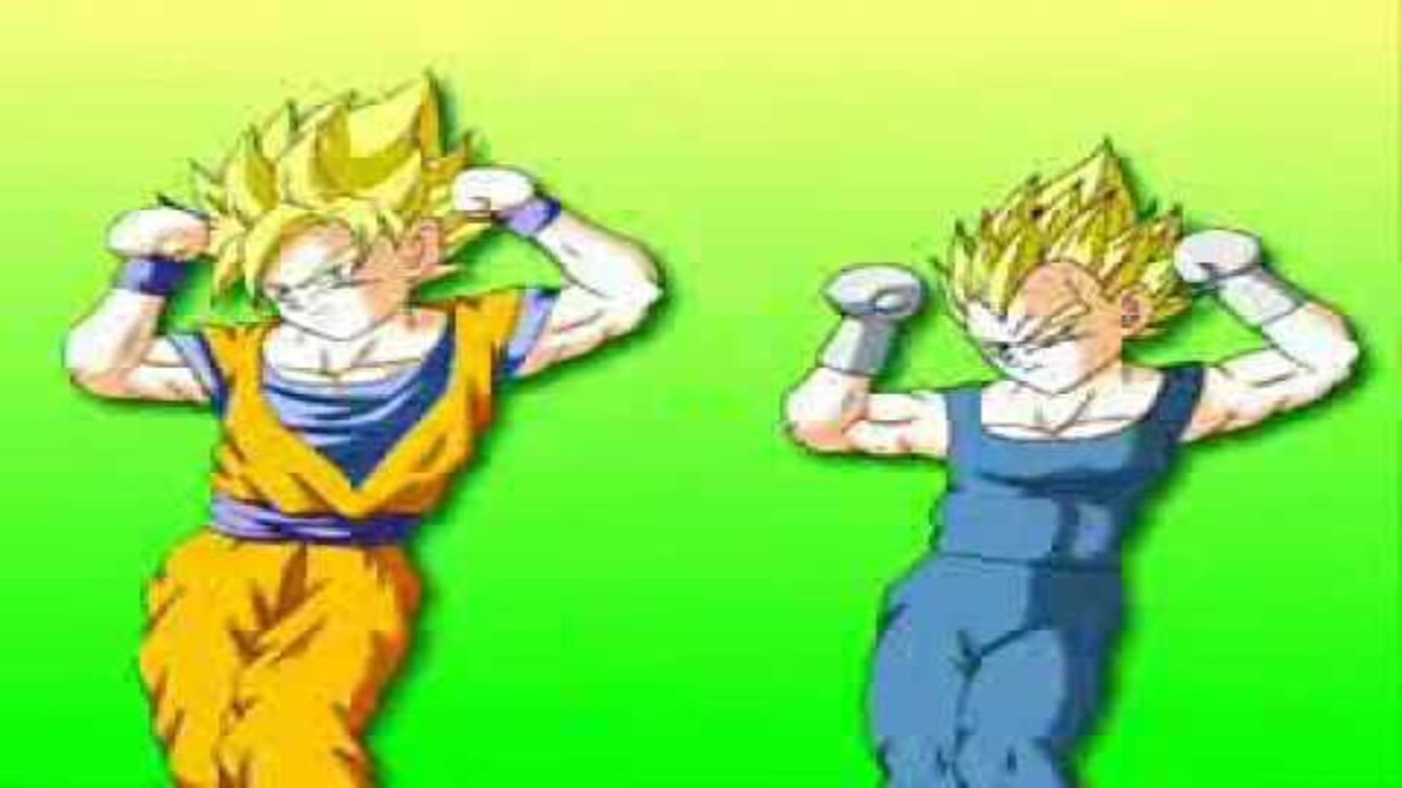 Vegeta and Goku DANCE ???!!!!!!!!!