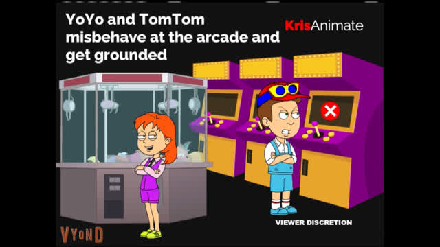 CMGG: YoYo and TomTom misbehave at the arcade and get grounded