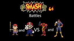 Super Smash Bros 64 Battles #116: Ness and Mario vs Samus and Captain Falcon