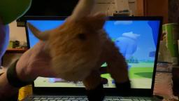 Mr. Horns watches pinkfong wonderstar 5