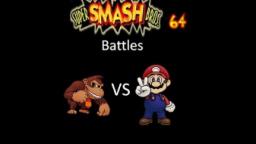 Super Smash Bros 64 Battles #39: Donkey Kong vs Mario