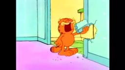 Garfield eats a wall