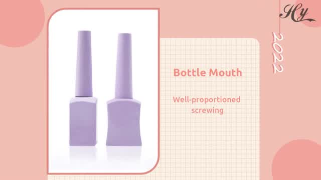 Nail Polish Bottle light purple color