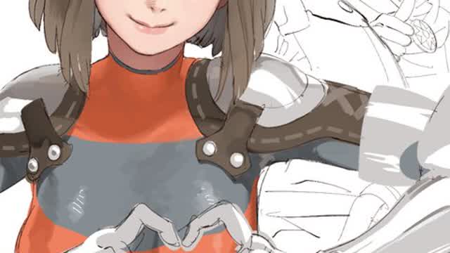 she is brave...