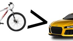 A bike is more advanced than a car: change my mind