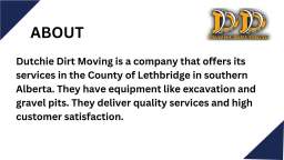 Find the Best Concrete Contractors in Lethbridge with Dutchie Dirt Moving